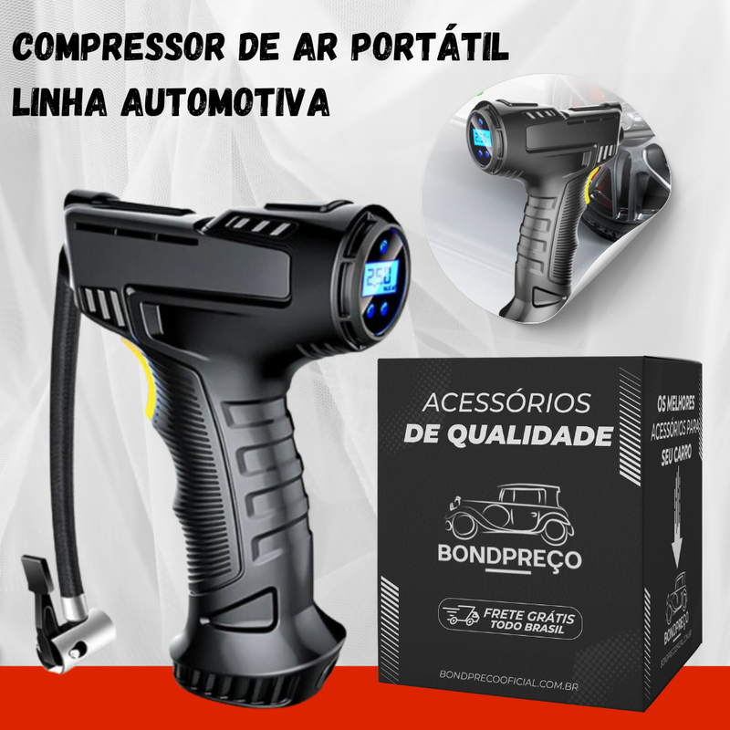 Compressor de ar Portátil Bomba Elétrica/MaxCompression