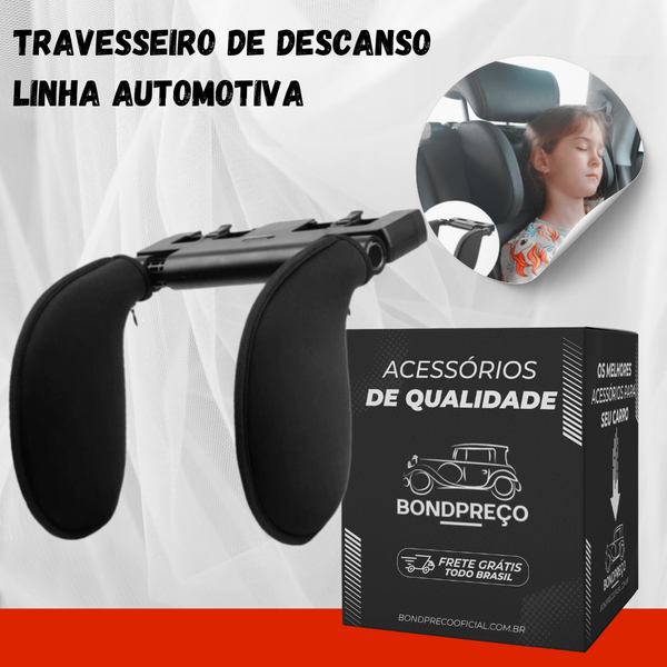 Travesseiro Automotivo 3 em 1 - ConfortPlus™