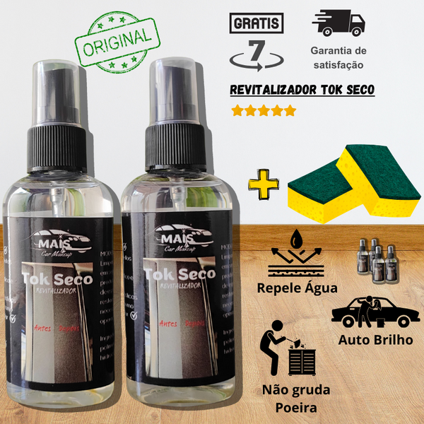 TOK SECO - Revitalizador de Plásticos Automotivos (FRETE GRÁTIS)