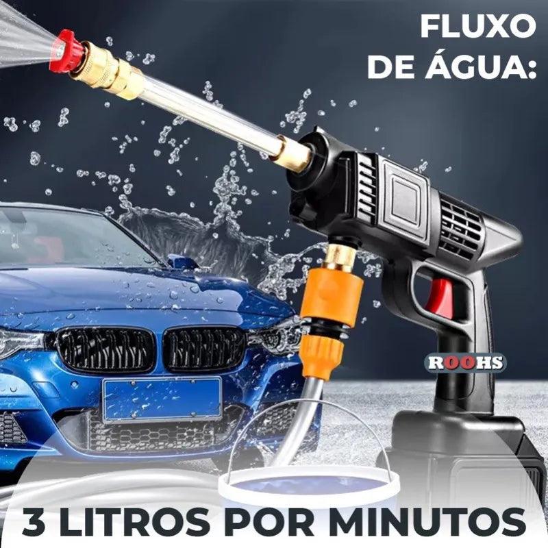 Lavadora De Alta Pressão Portátil Recarregável 12V - MAXVAP®